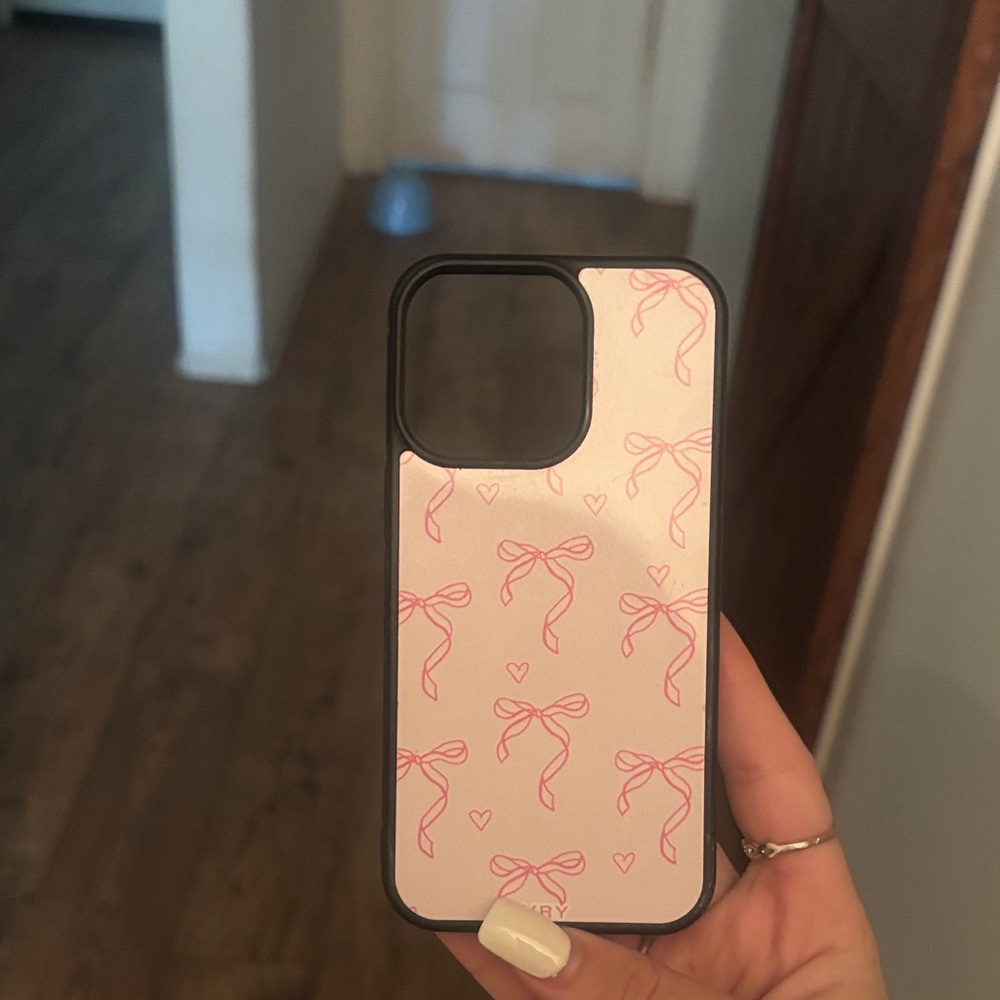 Pink Bow Pattern Phone Case